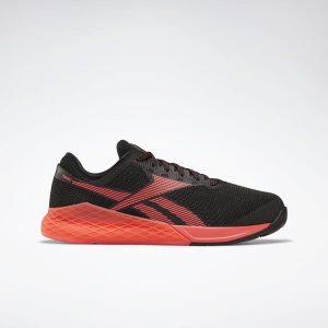 Reebok Nano 9.0 Trainingsschuhe Damen - Schwarz/Rot/Weiß - DE 579-BDR